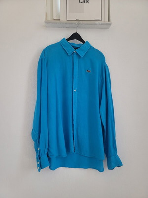 Napapijri Geographic linen shirt XXL used, blue