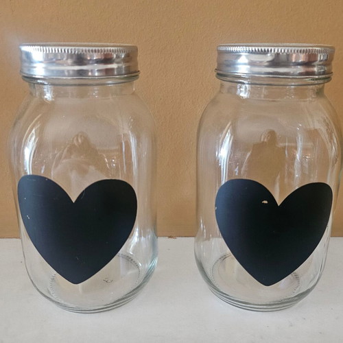 Storage jars like new, set of 2 pieces