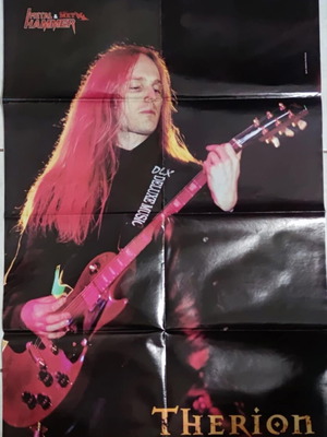 Slayer / Therion double-sided poster used from Metal Hammer