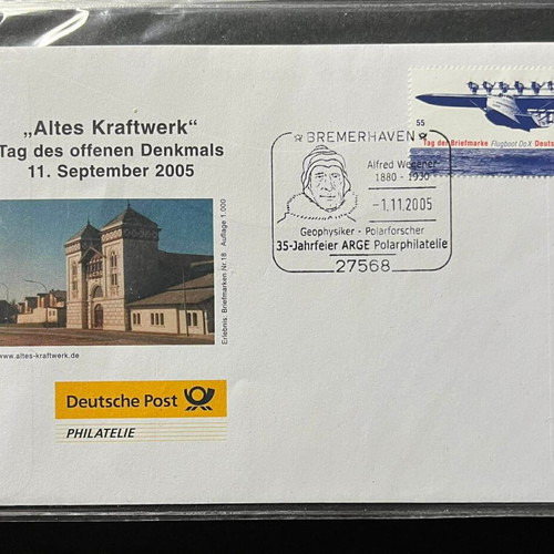 Philatelic covers from Germany like new, collection of 68 in album