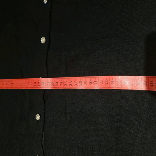 Naf Naf black lambswool cardigan like new, size XL
