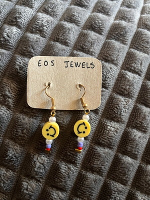 Earrings with beads new