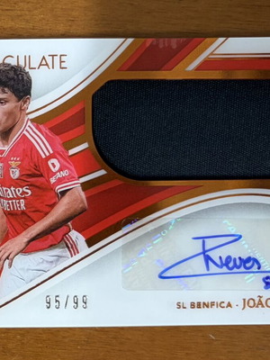2023-24 Panini Immaculate Joao Neves Superior Swatch Auto κάρτα σαν καινούργιο