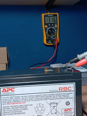 APC Genuine Battery used