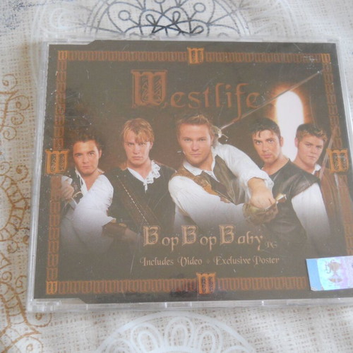 Westlife Bop Bop Baby sealed maxi CD pop
