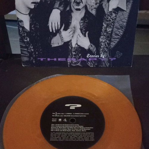 Therapy 45rpm used orange vinyl record