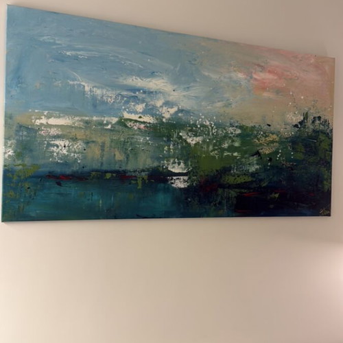 Paintings acrylic and oil on canvas with author certificate, new