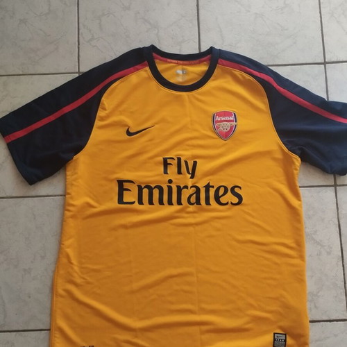 Arsenal Nike 08/09 Large Yellow Jersey new authentic