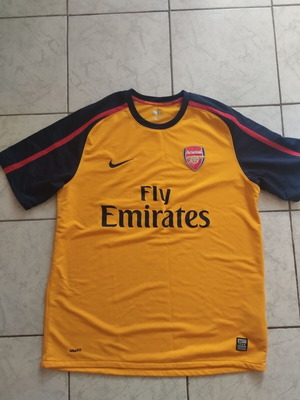 Arsenal Nike 08/09 Large Yellow Jersey new authentic