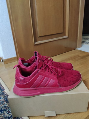 Adidas XPLR sneakers size 46.5 like new, red