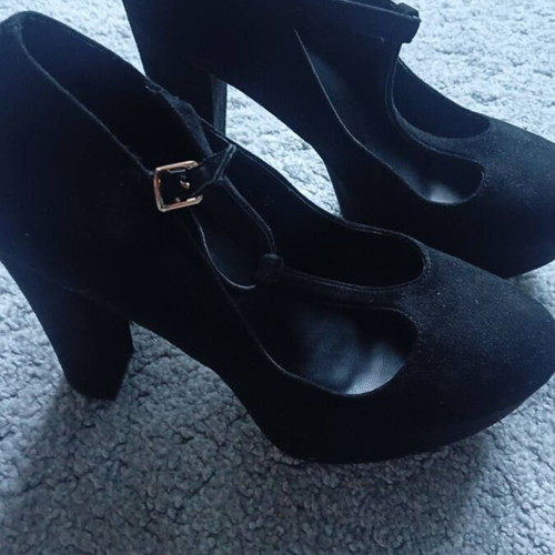 Alta Moda España black Mary Jane pumps size 40 like new
