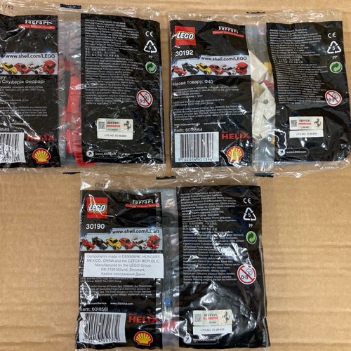 Lego πακέτο 30190, 30191 & 30192 Shell V Power καινούργιο