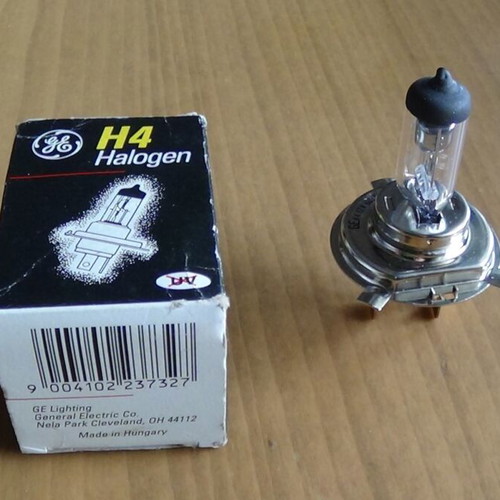 General Electric H4 halogen car bulb new