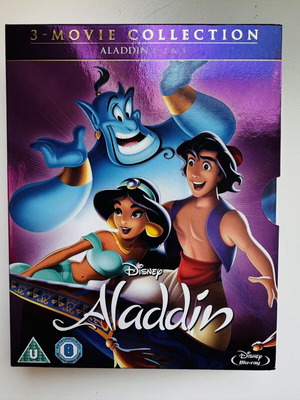 Aladdin 3 Movie Boxset Blu-ray Like New, Greek Dubbed