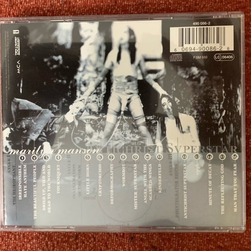 Marilyn Manson 4 CD collection like new, metal
