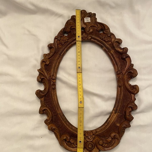 Antique wooden picture frames, 3 pieces