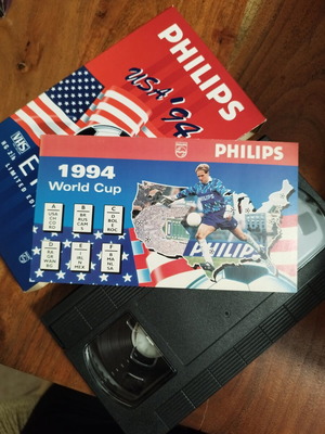 World Cup 1994 Limited Edition VHS Tape New with Collectible Card