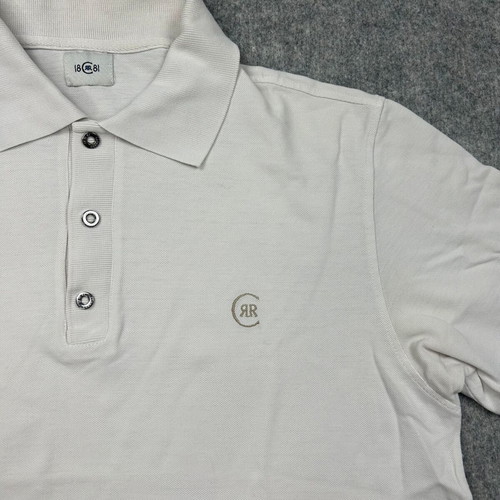 Cerruti 1881 men's polo shirt size L beige cotton like new