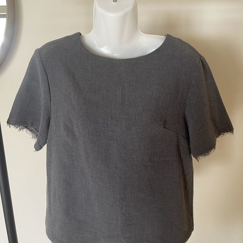 Mytiffany short-sleeve blouse new, size M, gray