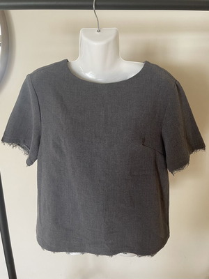 Mytiffany short-sleeve blouse new, size M, gray