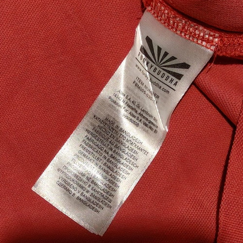 Funky Buddha Polo new, size XL, red-pink with defect
