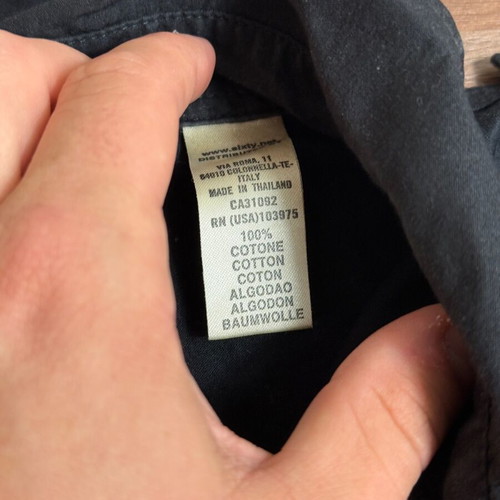 Energie Gold shirt size M black 100% cotton like new