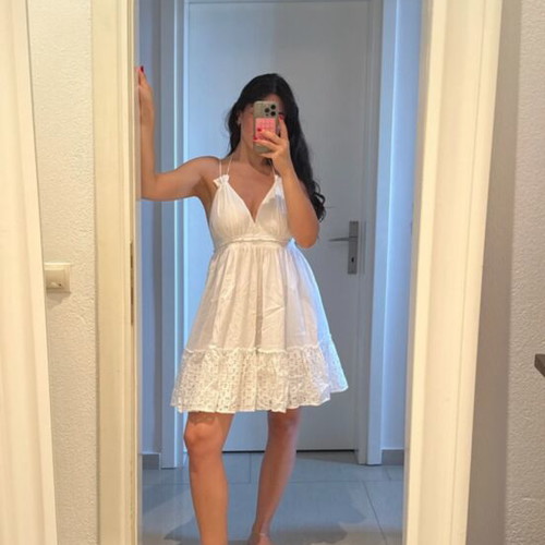 Zini boutique dress like new, white, size M