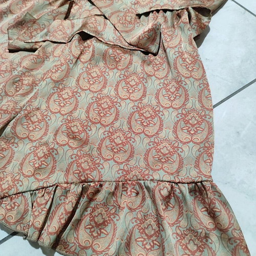 Lynne overall shorts like new, brown and green
