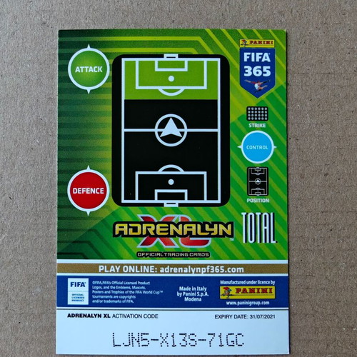 Raheem Sterling Manchester City 2020-21 Panini Adrenalyn FIFA 365 Limited Edition