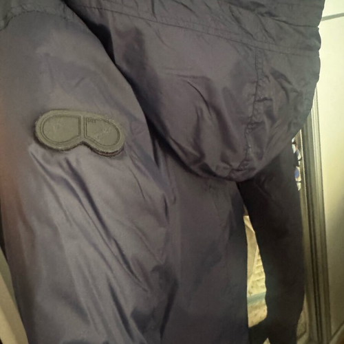 Parka jacket AI Riders on the Storm new, dark blue with red lining