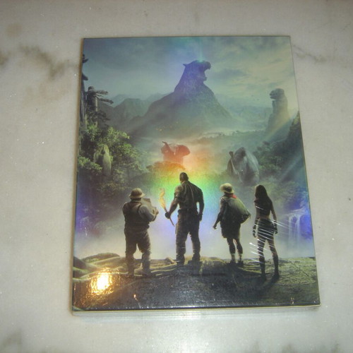 Jumanji Welcome To The Jungle Blu-Ray New Steelbook Lenticular