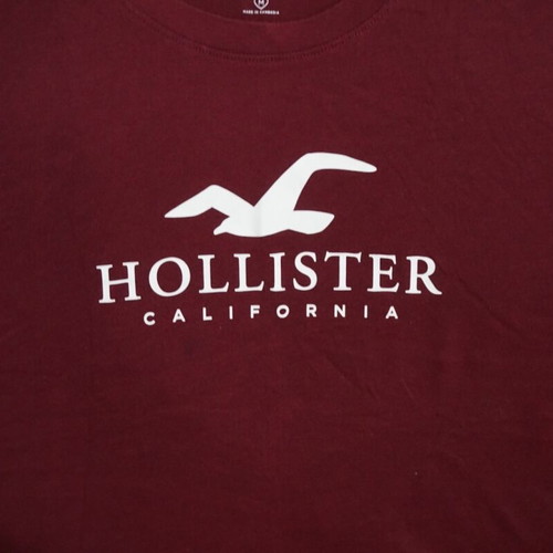 Hollister women's red short-sleeve blouse like new size M