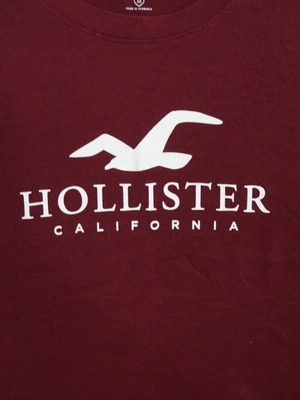 Hollister women's red short-sleeve blouse like new size M