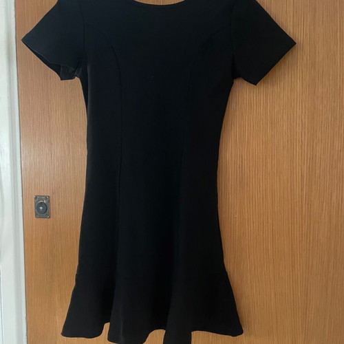 Mini dress RINKACHO black with pearls on back, like new, size M (S)