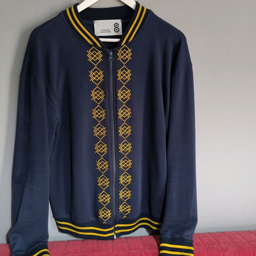 8 by YOOX cardigan blue and yellow like new, size XL