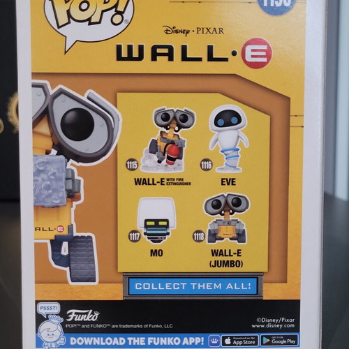 Funko Pop Wall-E 1196 figure new, Limited Edition Disney×Pixar
