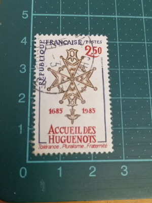 France Stamp 1985 300th Anniversary of Revocation of Edict of Nantes like new