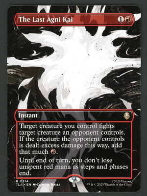 MTG Avatar The Last Agni Kai Magic The Gathering card