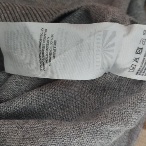 Funky Buddha cotton sweater, size M, grey