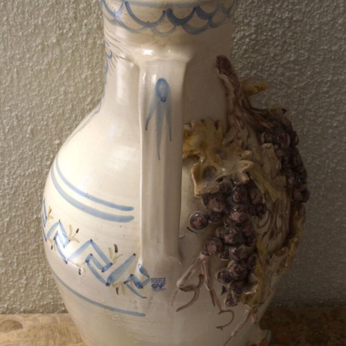 Amphora Nicola Fasano used, handmade ceramic from Puglia Italy