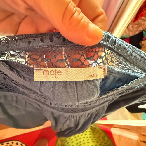 Maje skirt used, blue, size S