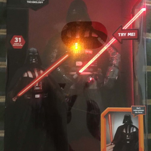 Darth Vader interactive figure, large size, Star Wars