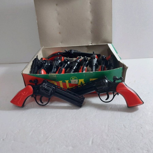 PILAZ N3 metal cap guns toys new, 1970s