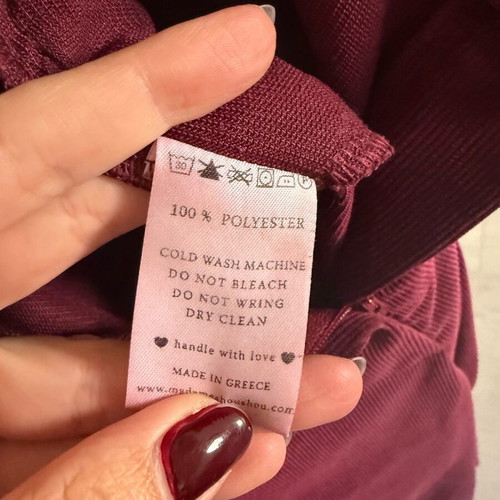 Madame Shou Shou corduroy pants high-waisted like new, multicolor