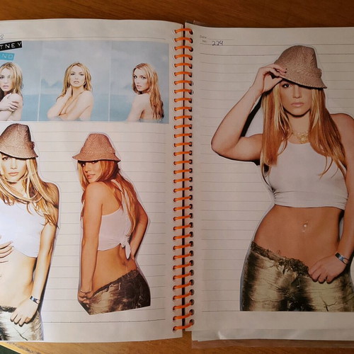 Britney Spears collection used with poster and insert