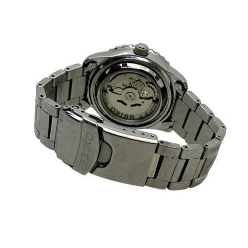 Seiko 5 Sports ανδρικό ρολόι μεταχειρισμένο, μπλε καντράν, αυτόματο