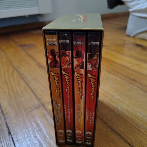 Indiana Jones 4-Movie Collection DVD used with English subtitles