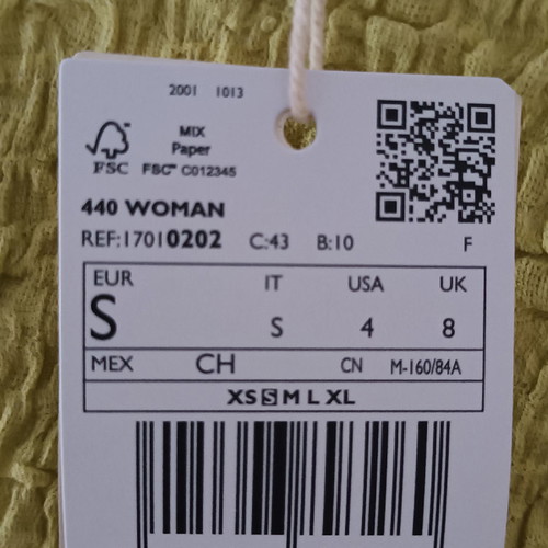 Mango dress new, size S