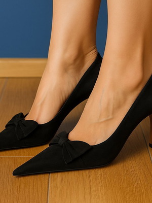 Roberto Botella Black Suede Pumps New Size 36