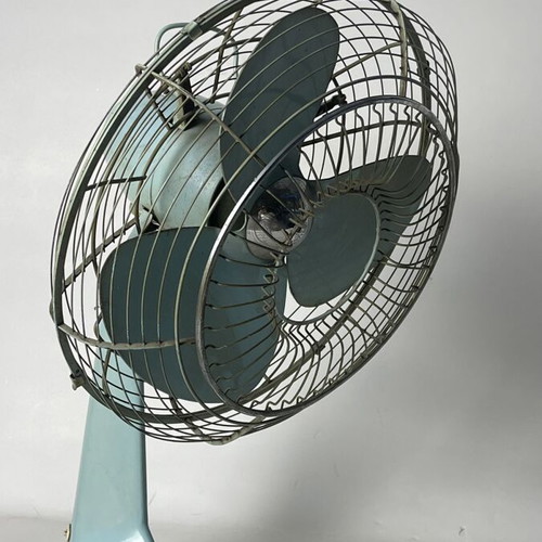 Hitachi A.C. Desk Fan 30cm 12” used vintage, Japanese retro design